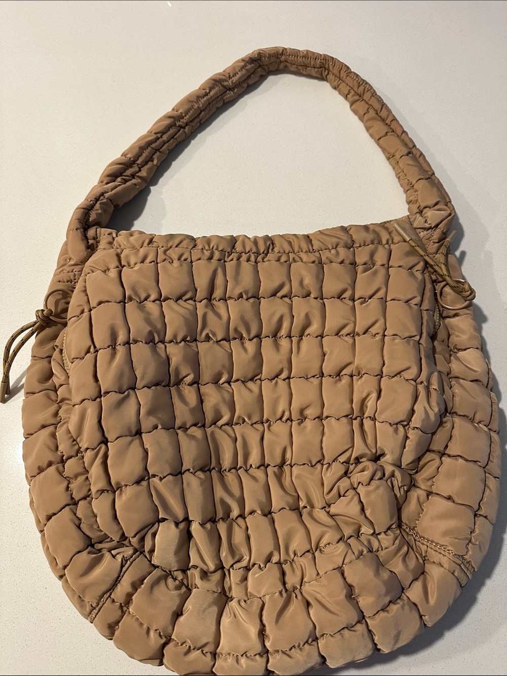 Tan shoulder bag - Picture 3 of 7